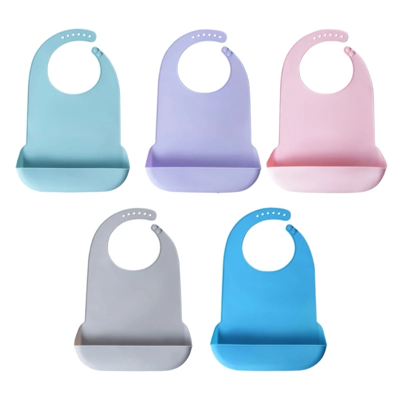 Waterproof Baby Bibs Silicone - 성인용 방수 기능성 실리콘 턱받이, 노인을