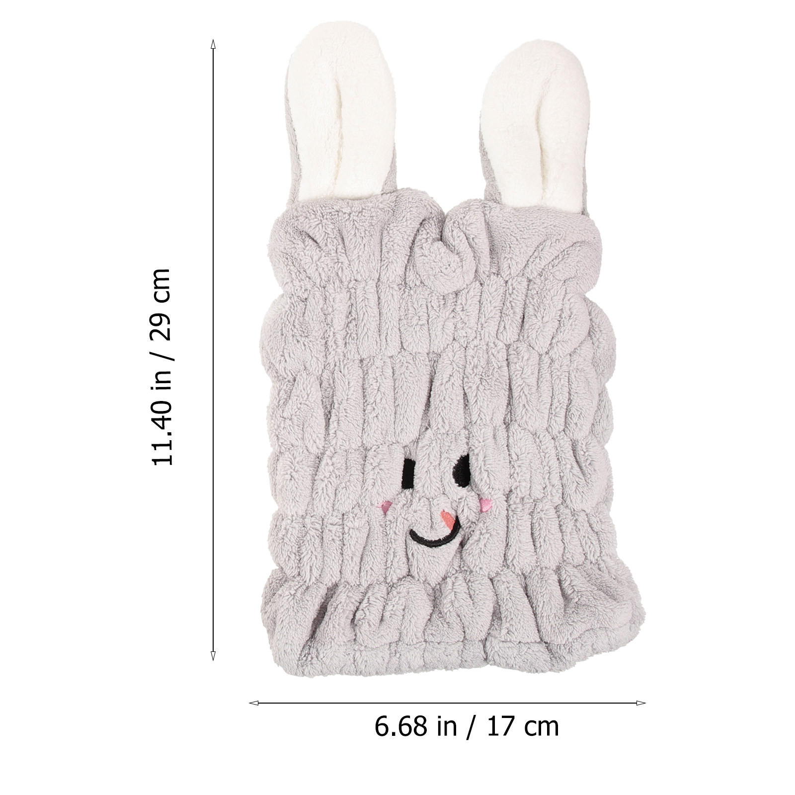 어린이용 토끼 귀 모양의 흡수성 헤어 드라이 캡 2개  - Maternity Wear 리뷰 및 가격