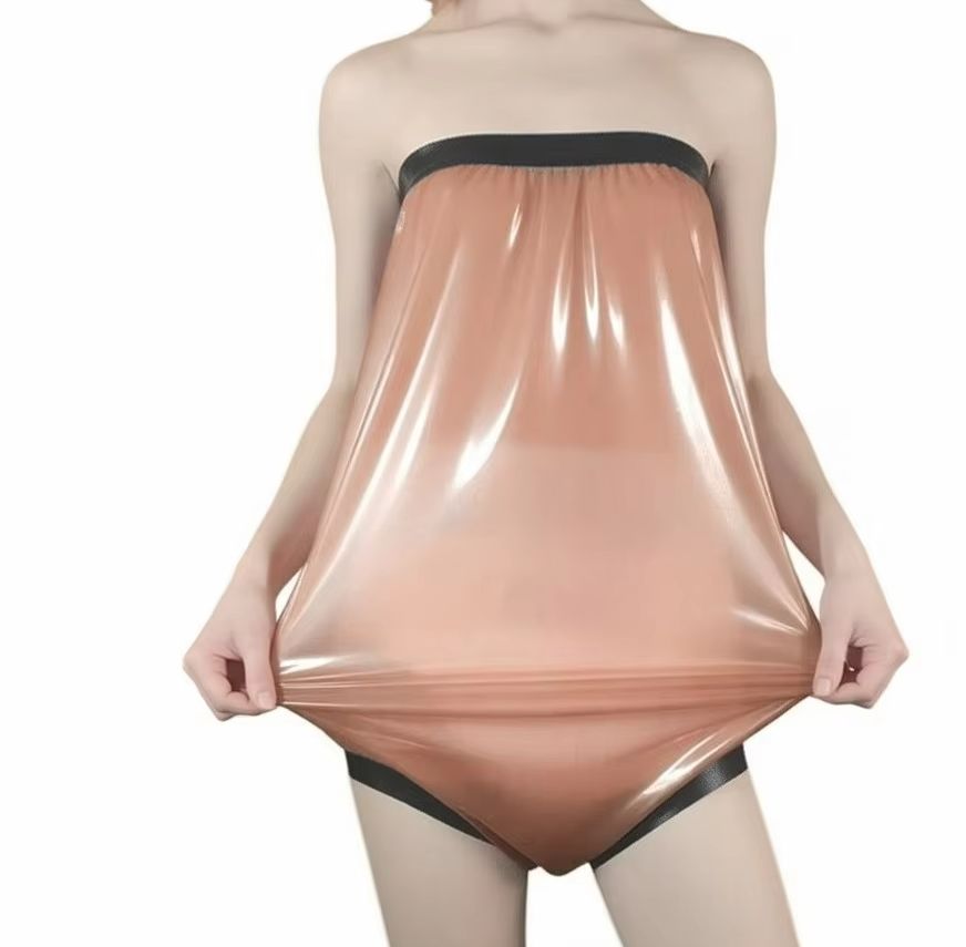 고무 반바지 속옷 브리프 투명 핑크색과 블랙 하이웨이스 - Diapering 리뷰 및 가격
